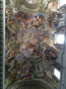 St. Ignatius church fresco...I'm sure I'm in there among the saints...